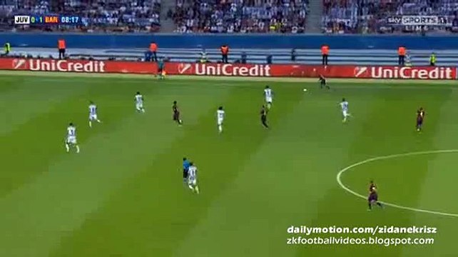 Neymar Fantastic Shot - Juventus vs Barcelona - Champions League Final 06.06.2015