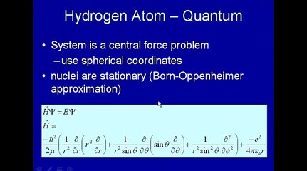 Hydrogen atom - quantum