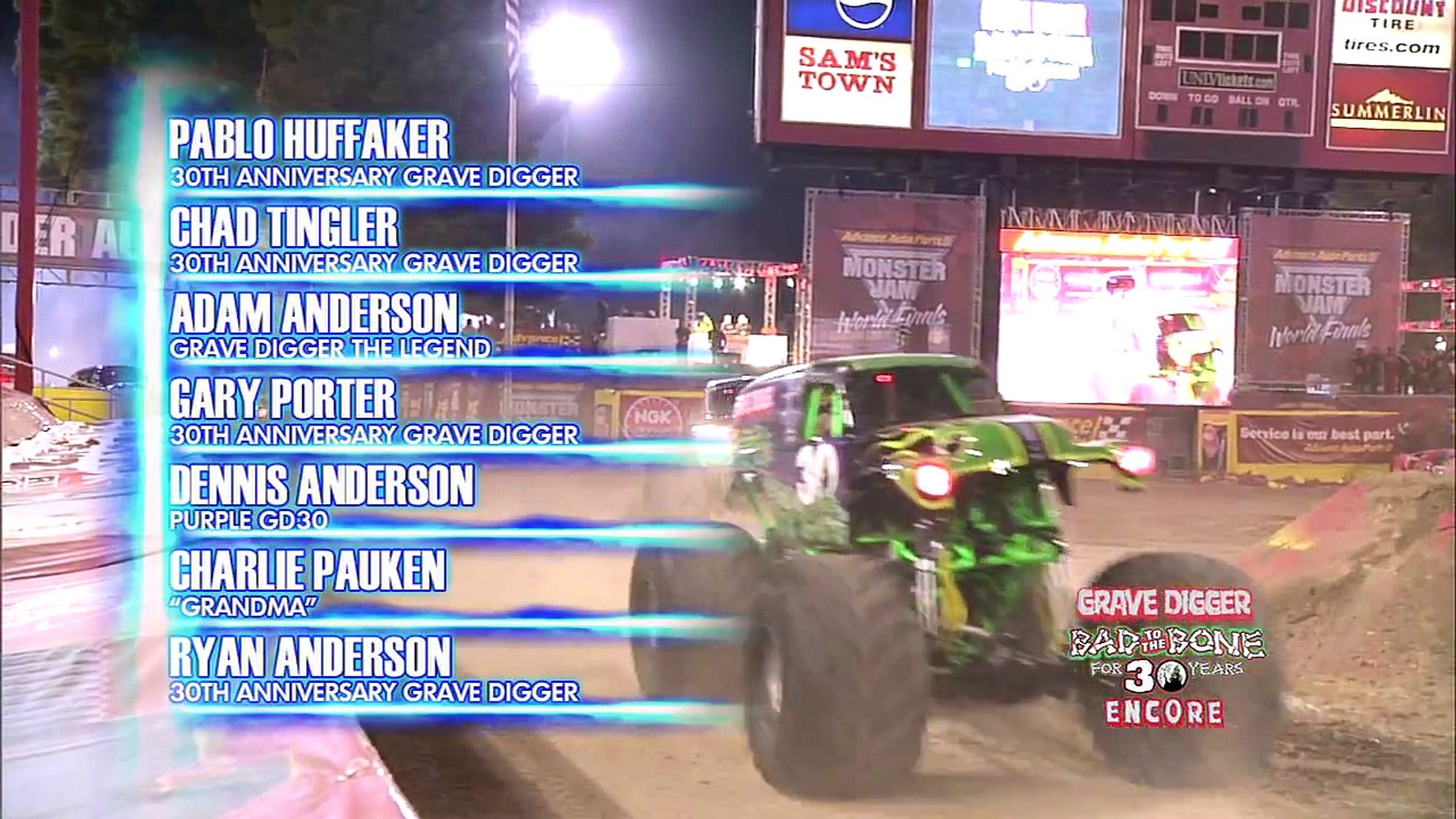 grave digger 30th anniversary monster truck toy