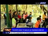 Tourists head to Baguio as temperatures dip