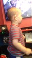 Funny baby dancing to uptown funk