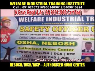 SAFETY OFFICER (NEBOSH/IOSH-AUTH. HOME CENTER), FORKLIFT/JCB/EXCAVATOR/CRANE/TOWER CRANE/WELDING(ARGON+ ARCH)/AC TECHNICIAN/INSTRUMENT/PLUMBER/QA/QC/NDT-II/WATER TREATMENT/INSULATOR/ELECTRICIAN