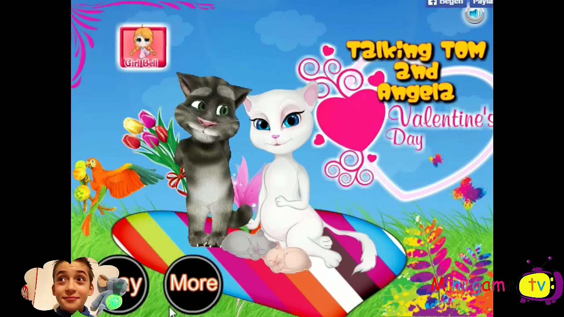 Angela Valentines Day Makeover Talking Tom Cartoon Video Games - video  Dailymotion