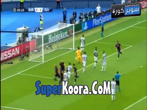 هدف برشلونة الأول ( برشلونة 1-0 اليوفى ) دورى ابطال اوروبا - تعليق رؤوف بن خلیف