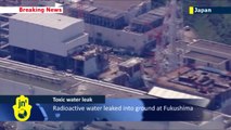 Japanese nuclear plant leaking radioactive water: at least 300 tonnes of water leaked from Fukushima