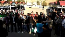 جامعة فيلادلفيا الاردن  مظاهرة الجالية السورية تظامنا مع اهالي سوريا بالدخل 15 12 2011 ج1