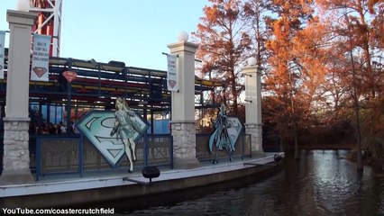Superman: Tower of Power (Off-ride HD) Six Flags Over Texas
