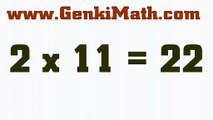 GenkiMath.com  11 Times Tables (Hip Hop Multiplication Tables)