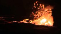 Lava Lake - Halema'uma'u Crater Kilauea Volcano Hawaii USA