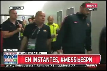 Barcelona: Así llegó al estadio Olímpico de Berlín (VIDEO)