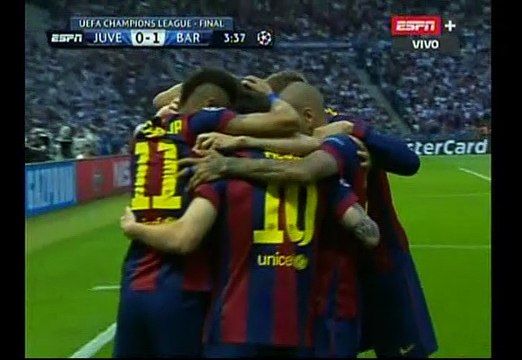 Barcelona: Ivan Rakitic anotó el primero ante Juventus (VIDEO)