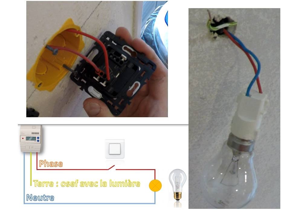 Cabler un interrupteur - Installer - brancher un interrupteur avec une lampe : Un Ex No Life Bricole
