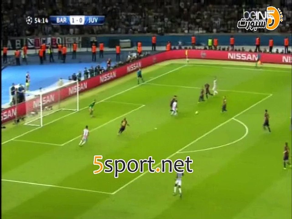هدف اليوفى الأول ( برشلونة 1-1 اليوفى ) دورى ابطال اوروبا - تعليق رؤوف بن خلیف