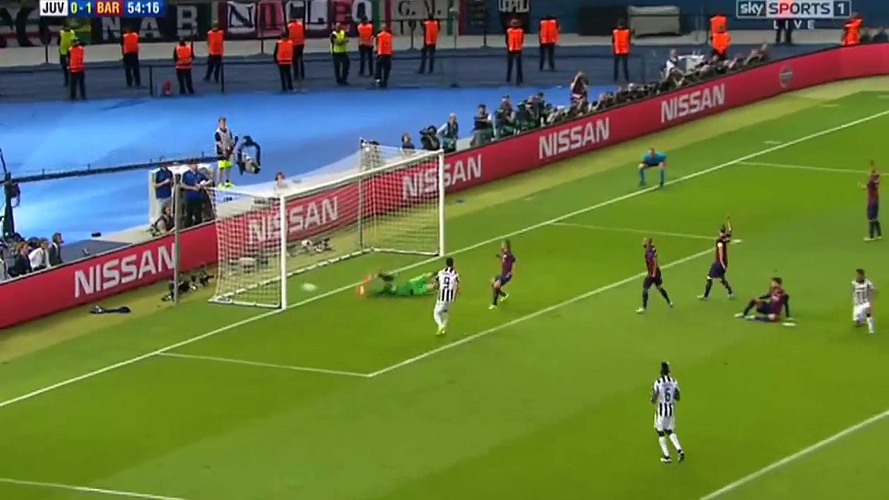 Álvaro Morata 1:1 | Juventus - Barcelona 06.06.2015 HD