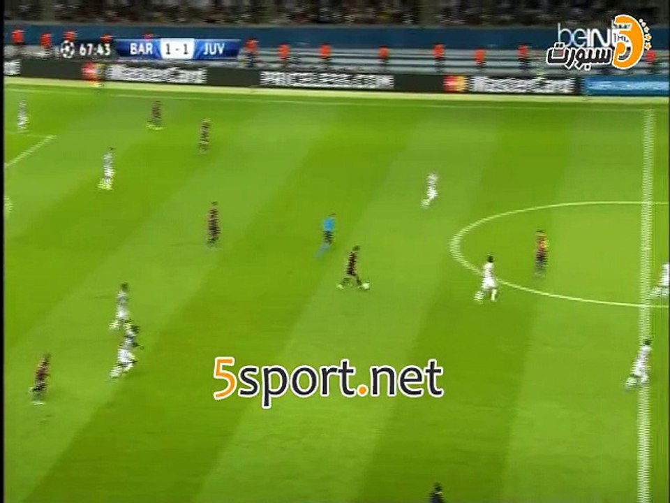 هدف برشلونة الثانى ( برشلونة 2-1 اليوفى ) دورى ابطال اوروبا - تعليق رؤوف بن خلیف