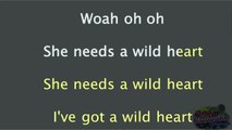 The Vamps - Wild Heart [ Karaoke Version | Beat | Lyrics ]