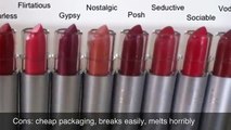 Elf Essential Lipstick Swatches