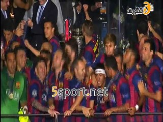 تتويج برشلونة بدورى الابطال للمرة الخامسة فى تاريخه