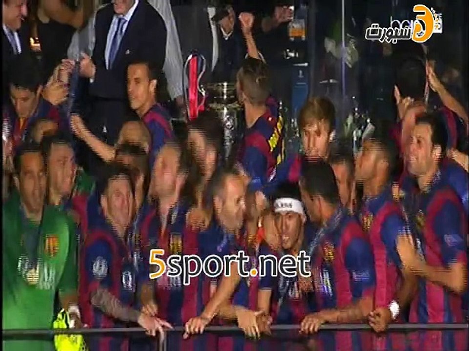 تتويج برشلونة بدورى الابطال للمرة الخامسة فى تاريخه