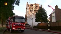 Brandweer redde levens van dertien bewoners brandend flatgebouw