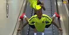 Dani Alves Crazy Funny Moment before Barcelona vs Juventus Final 2015