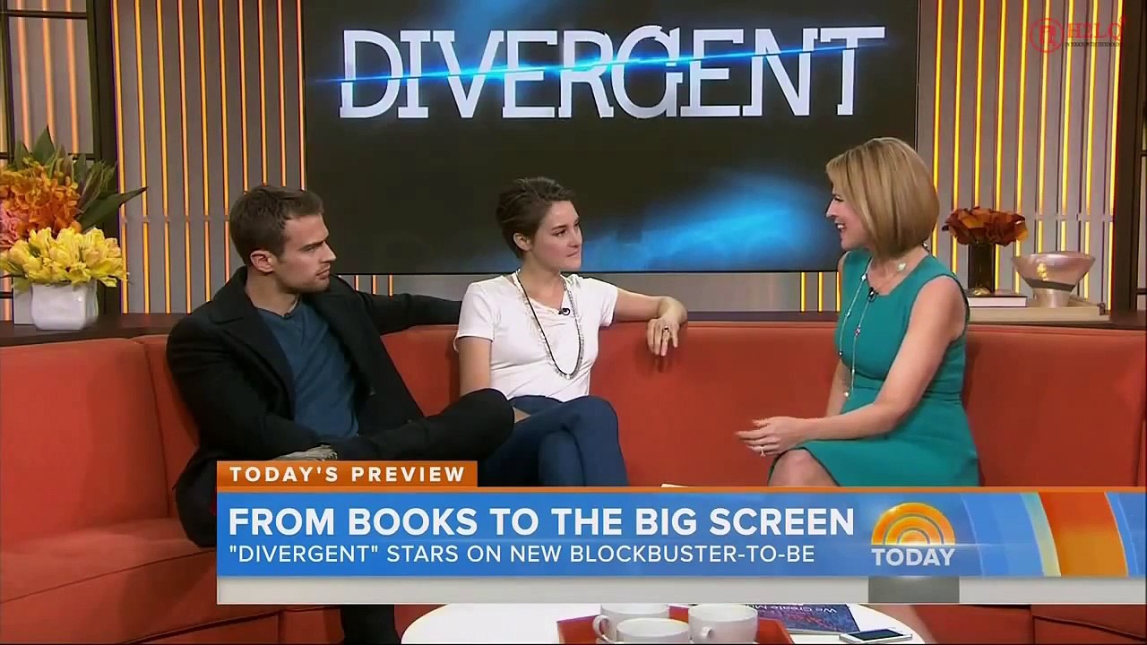 Theo James & Shailene Woodley Interview Divergent Today Show 2015 HD