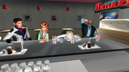 Мультик Замороженные ОТЖИГАЮТ в баре (MMD)  Frozen WYŻARZANIU w barze
