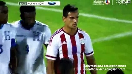1-1 Santa Cruz Goal | Paraguay vs Honduras 06.06.2015