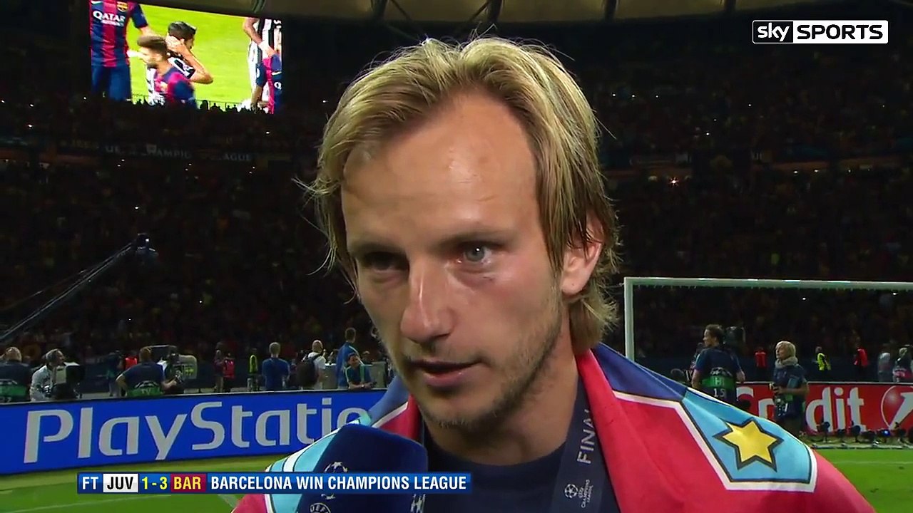 Barcelona vs Juventus 3 - 1 - Ivan Rakitic Post Match Interview