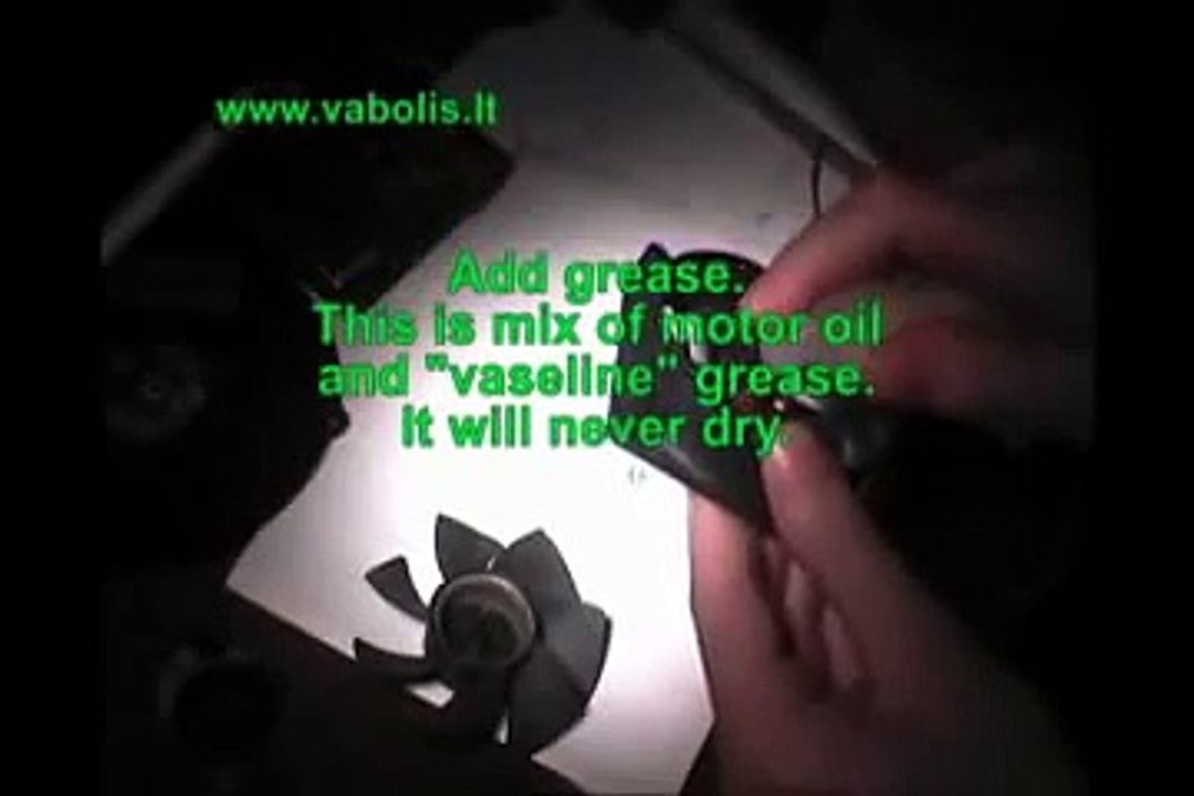 How to repair computer PSU fan