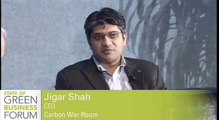 Jigar Shah in conversation with Joel Makower