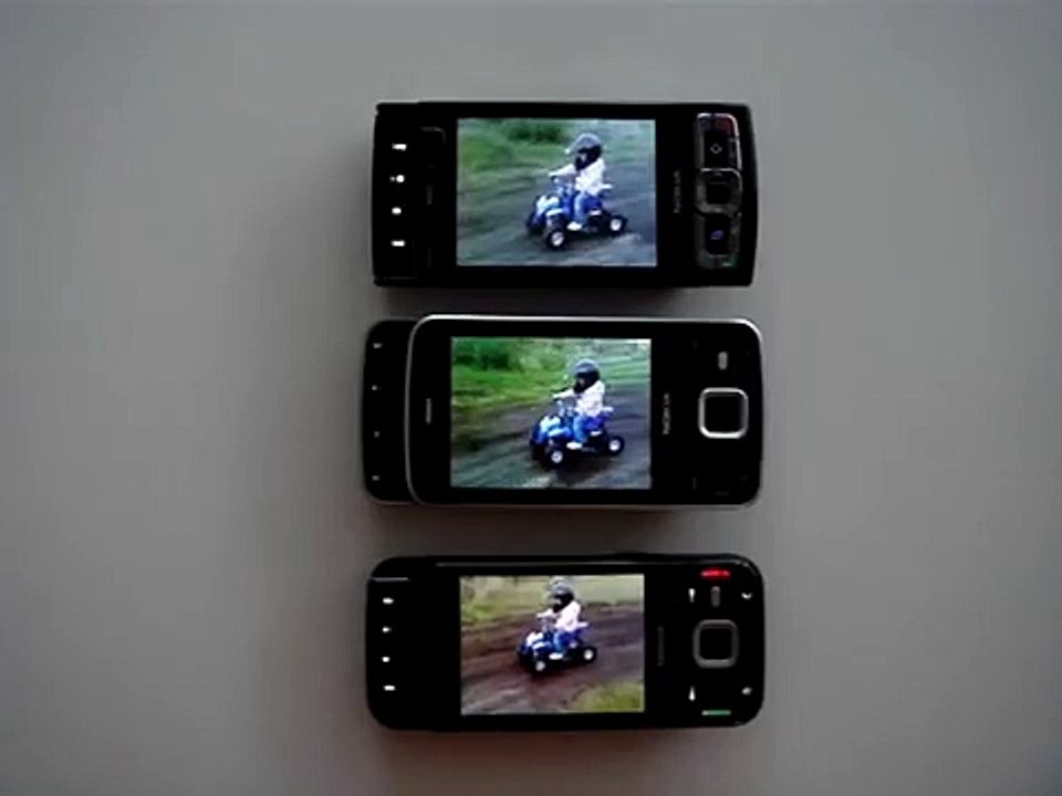 Nokia N85 vs Nokia N96 vs Nokia N95 8GB