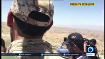 Syrian army, Hezbollah fighters fighting terrorists in Qalamoun