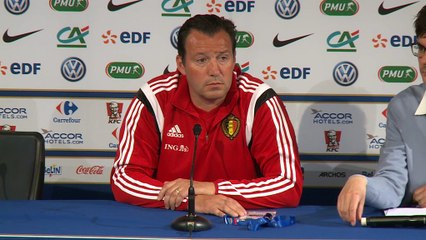 Amical - Wilmots : ''Le reflet du classement FIFA''