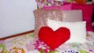 DIY ROOM DECOR ❤ No-sew heart pillow!