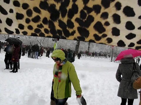 2/7 Dupont Circle Snowball Fight - DC Snowpocalypse 2010 @ Washington, DC 2/06/10