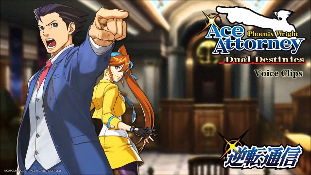 Phoenix Wright: Ace Attorney - Dual Destinies (逆転裁判５) Voice Clips - English and Japanese