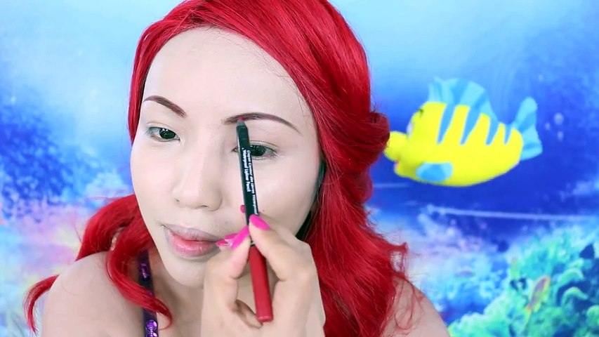 Little Mermaid Disney's Makeup Tutorial !!!