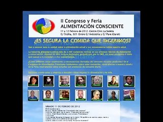 "Presentación II Congreso y Feria de Alimentación Consciente" Miguel Celades