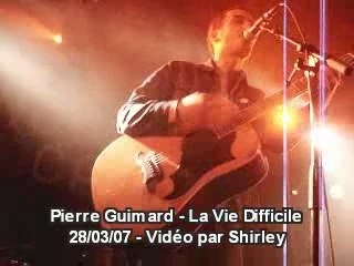 Pierre guimard la vie difficile