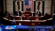 US House of Representatives approves fiscal cliff deal
