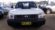 2009 Nissan Navara D22 MY2008 DX White 5 Speed Manual Cab Chassis