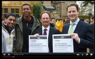 Sheffield Students protest tuition fees outside Nick Clegg's office
