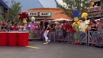 Giant Duff Beer Pong with Pitbull