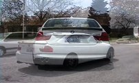 Meisterschaft GT exhaust   SR pipe installed on BMW E90 330i Sedan - Powerful Sound !!