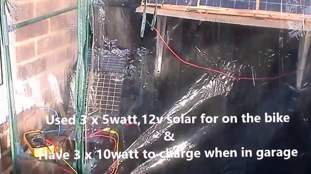 DIY self-charging electric bike.