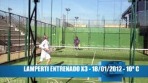 VIDEO PADEL LAMPERTI ENTRENANDO REMATES X3