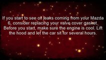 Replace Valve Cover Gasket In A Mazda6