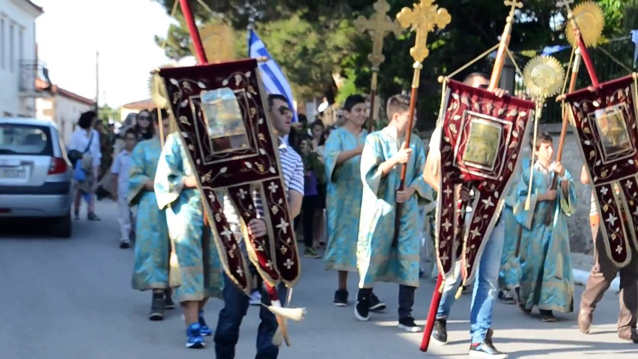 ΥΠΟΔΟΧΗ ΤΟΥ ΤΙΜΙΟΥ ΞΥΛΟΥ ΣΤΟ ΜΟΥΔΡΟ ΤΗΣ ΛΗΜΝΟΥ ''6 6 2015'' - YouTube