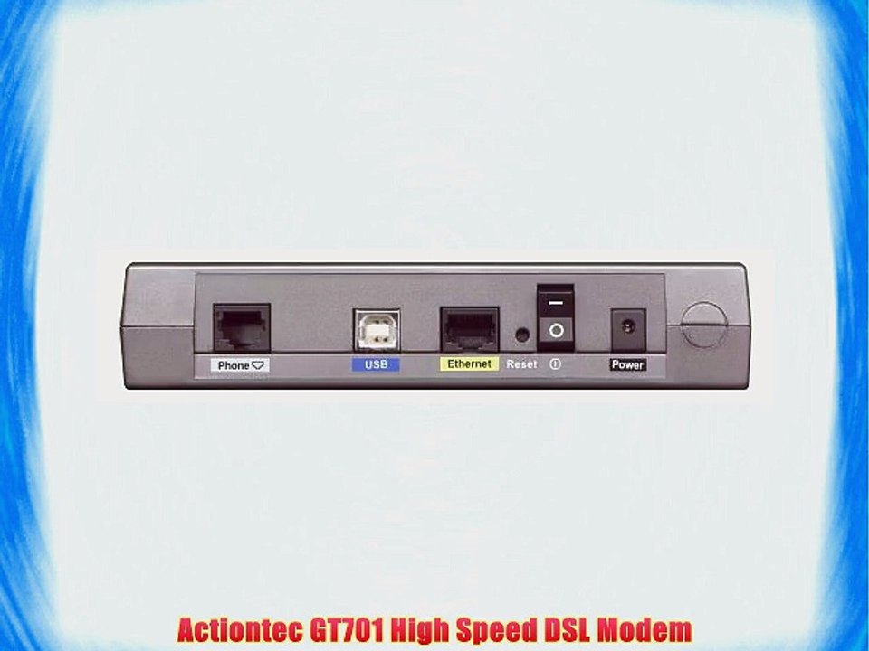Actiontec GT701 High Speed DSL Modem